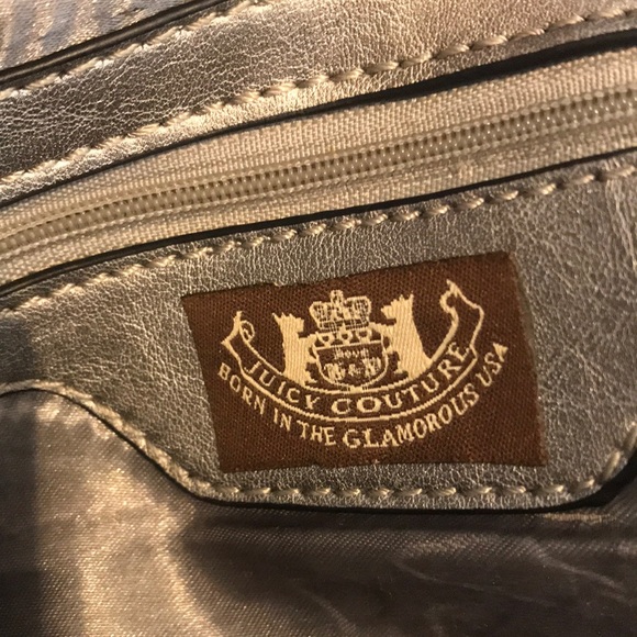 Juicy couture silver metallic over shoulder bag - Picture 6 of 7